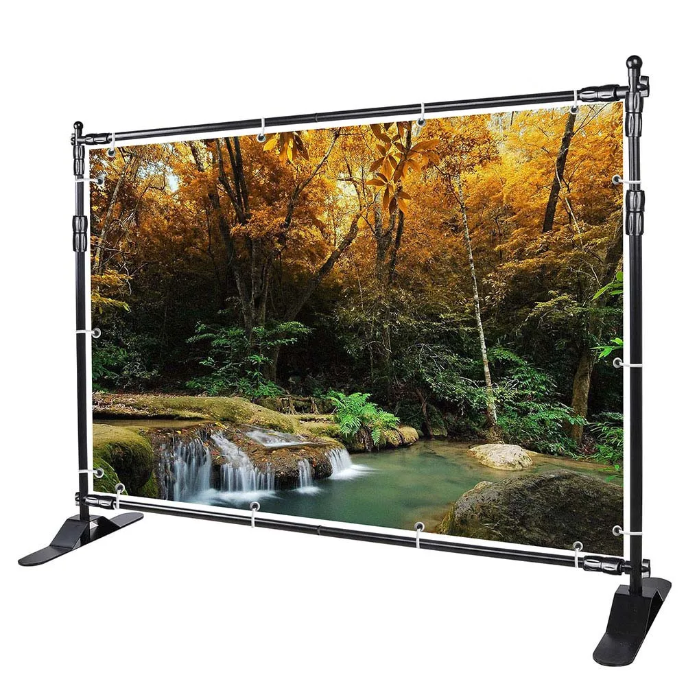 10x8 ft Adjustable Telescopic Trade Show Banner Stand Economy