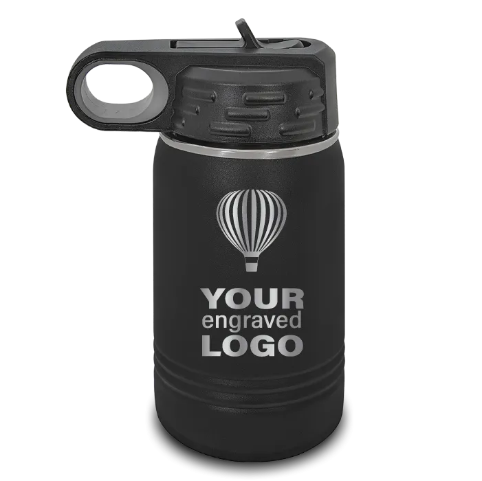 12 oz Insulated Sport Water Bottle -Mix & Match- Bulk Wholesale Personalized Engraved or Full Color Print Logo