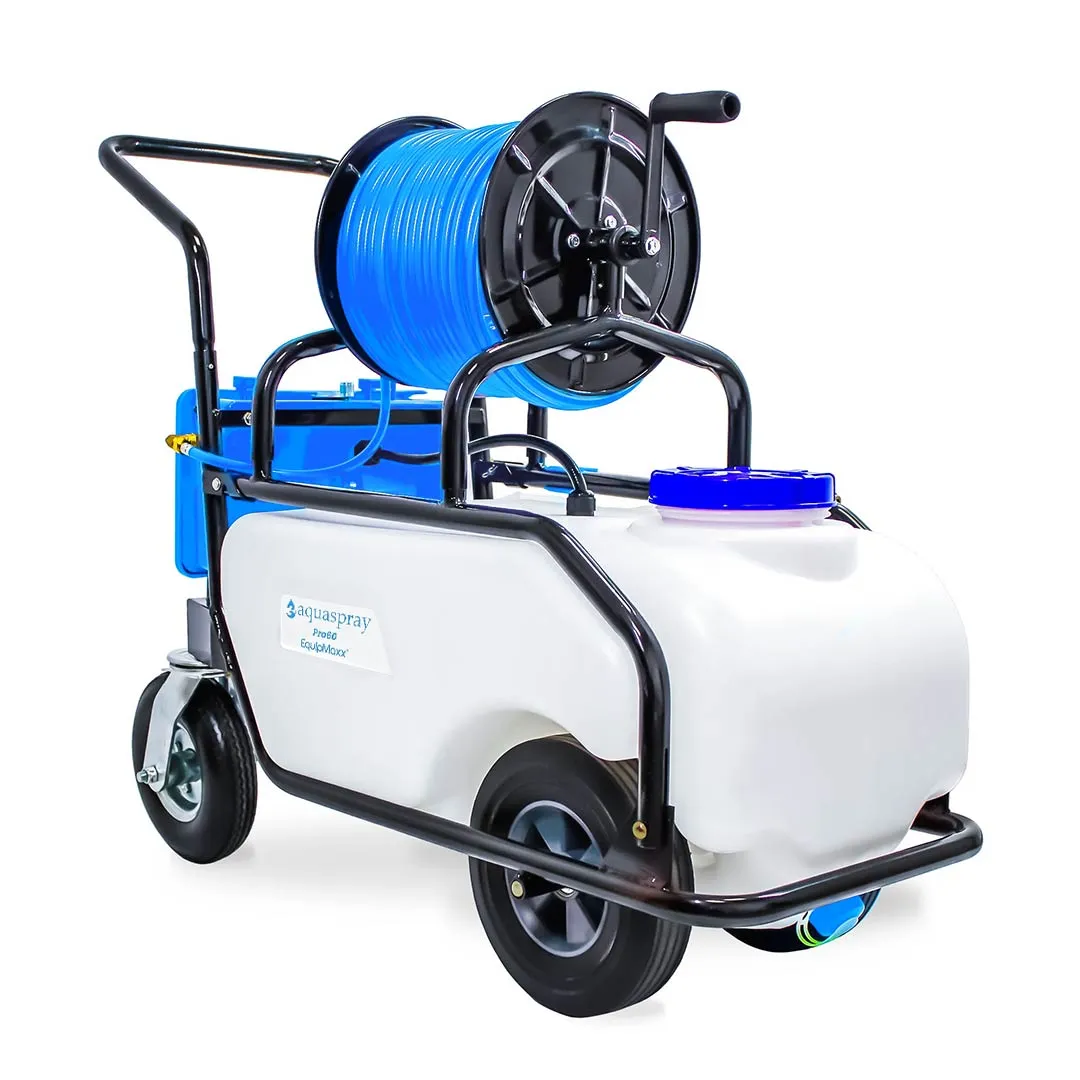 16 Gallon AquaSpray Pro 60 Rolling Water Tank for Commercial Window and Solar Panel Cleaning