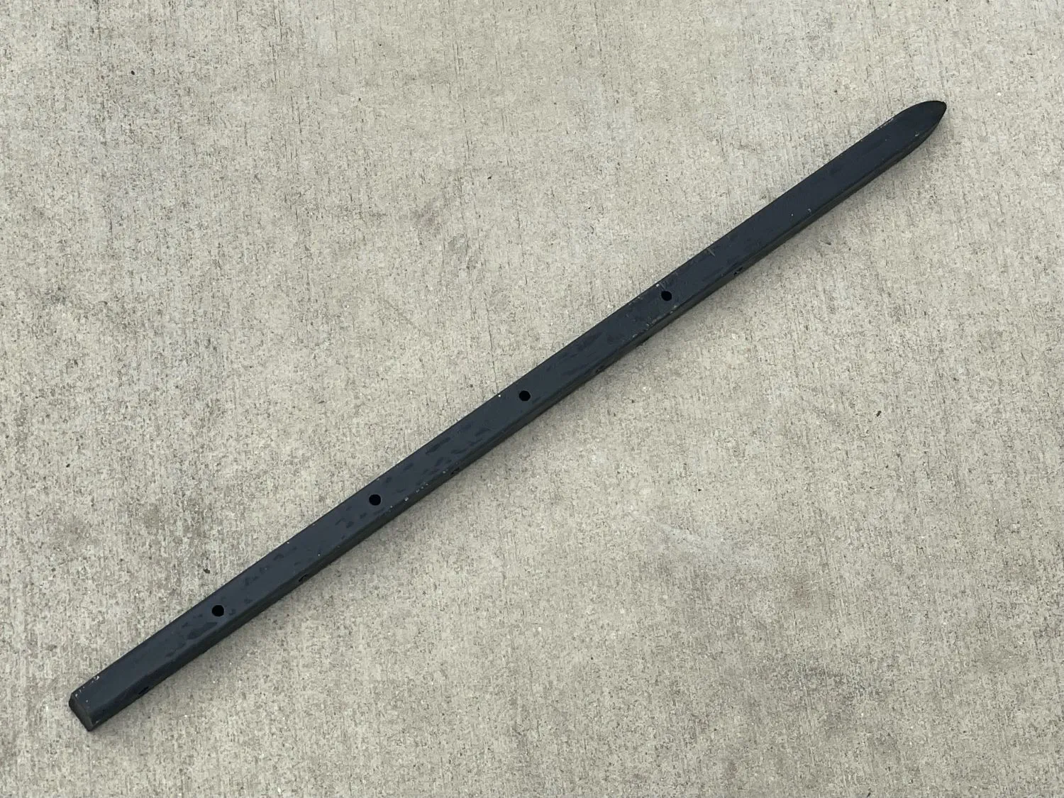 18" Square Steel Concrete Form Stakes with Nail Holes - 5/8" Wide