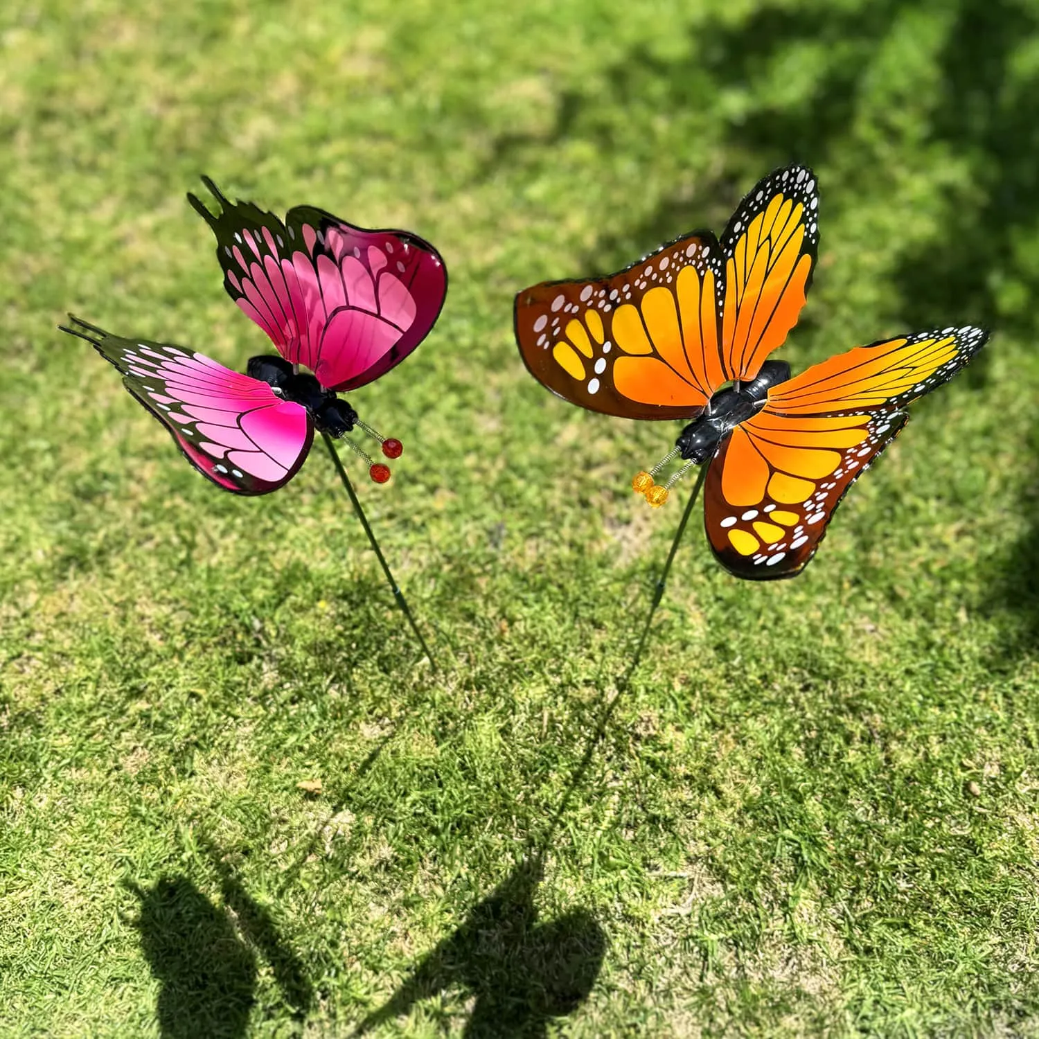 2pk Large WindyWings Butterfly Stakes, 11 inch wingspan