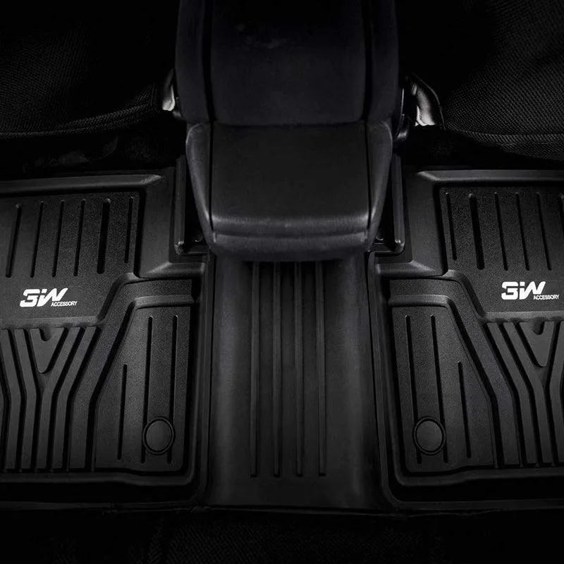 3W Honda Civic 2016-2021 Coupe/Sedan/Type R/Hatchback Custom Floor Mats TPE Material & All-Weather Protection