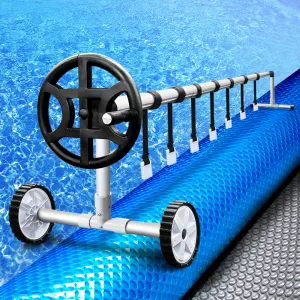 Adjustable Aluminium Pool Roller & 500 Micron Cover Set - Aquabuddy