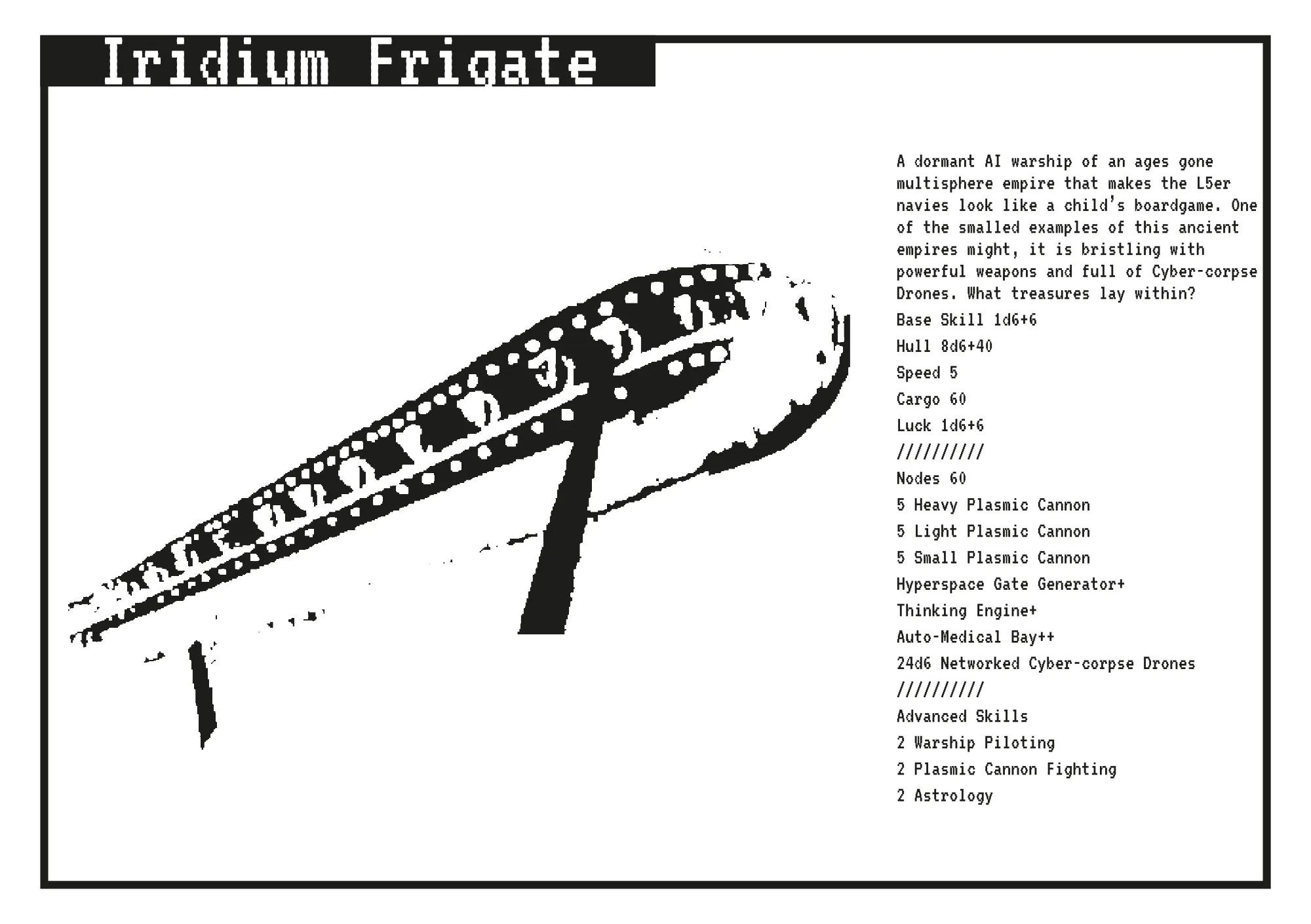 AEtherjack's Almanac Number 8 Hexdrive Ship Catalog