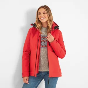 Beverley Womens 3-in-1 Waterproof Jacket - Dark Coral