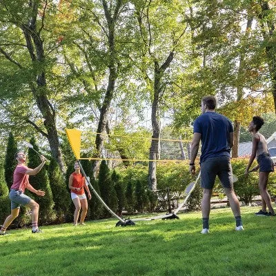 Beyond Outdoors Easy Setup Badminton Lawn Sports Set