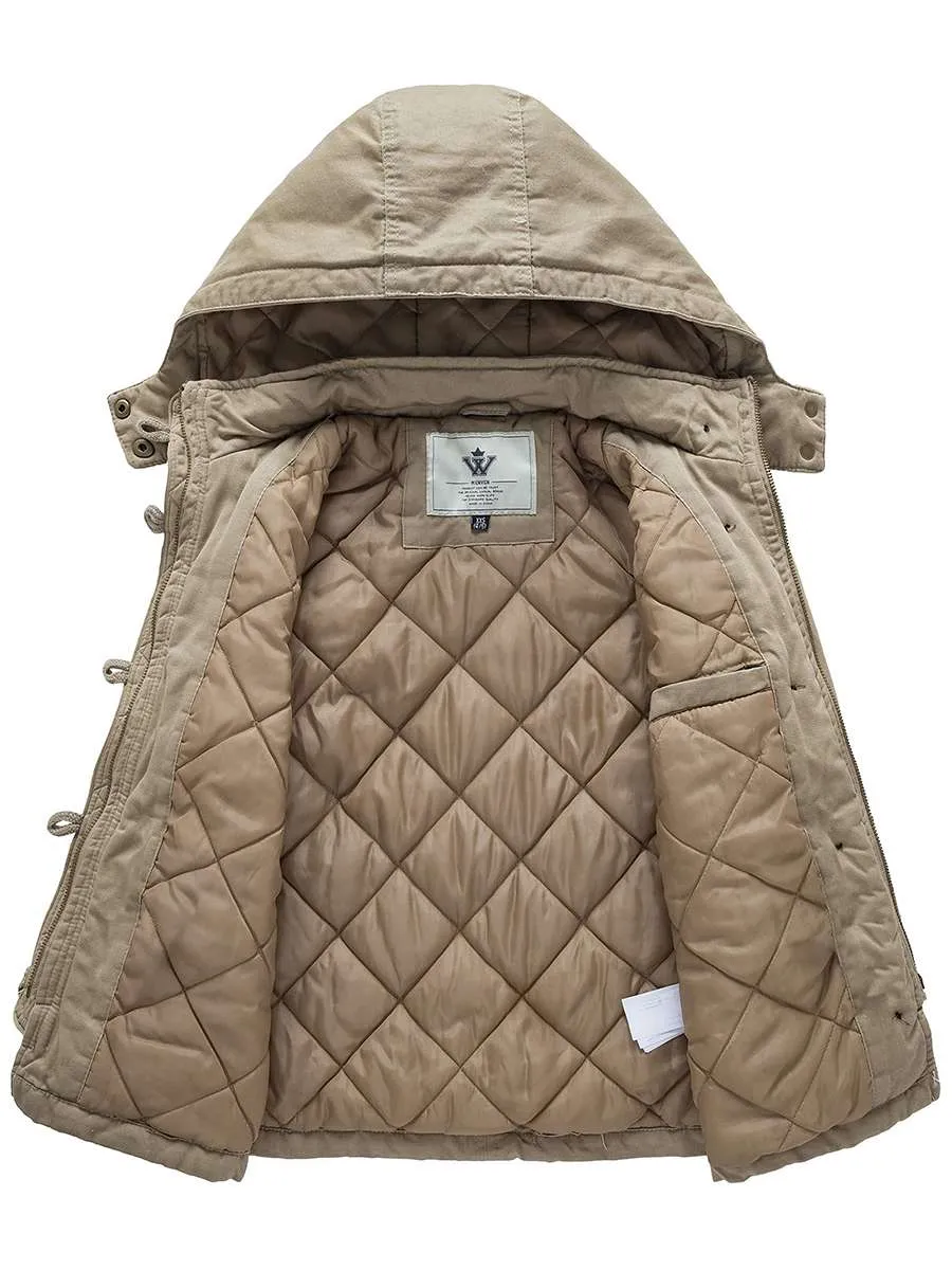 Boy's Winter Warm Puffer Jacket Heavyweight Thicken Cotton Coat