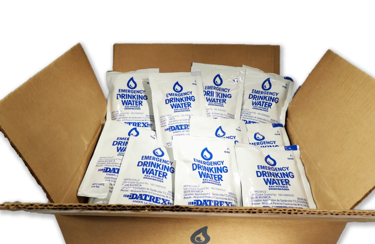 Datrex Emergency Drinking Water - 10 PC MIN