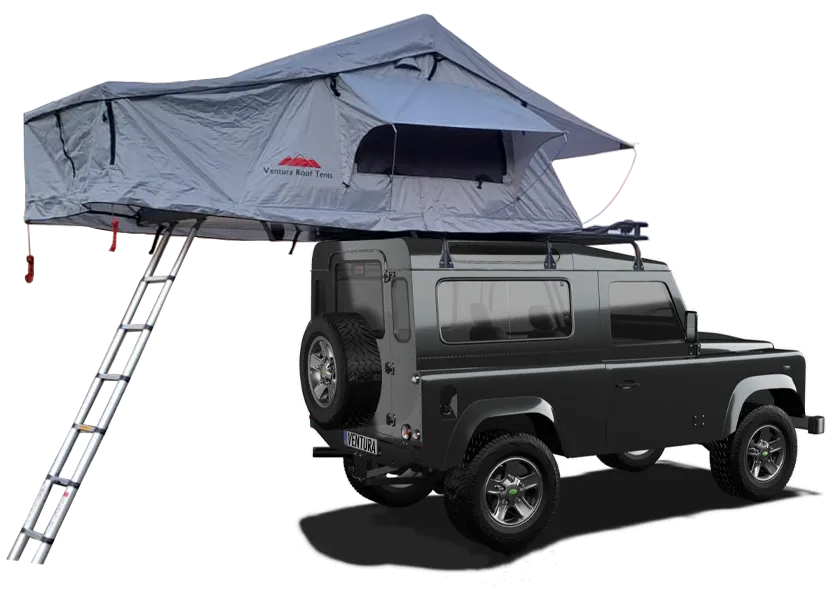 Extended Ventura Deluxe 1.4 Roof Top Tent   FREE LED Lights   FREE Internal Storage Hammock