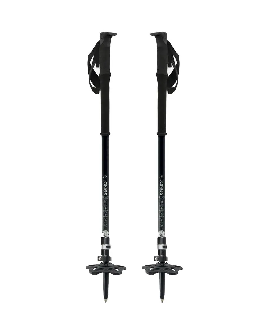 Flip-Lock Talon Splitboard Poles - Silver 2025