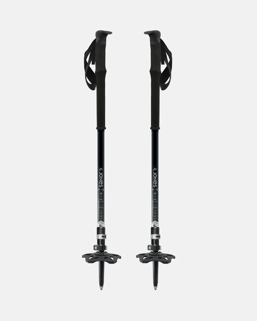 Flip-Lock Talon Splitboard Poles - Silver 2025