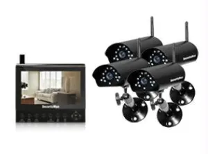 Four Wireless Camera Kit With Lcd-dvr-sd