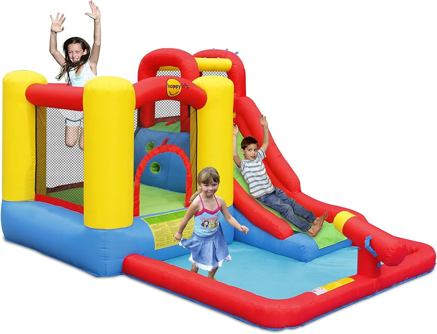 Happy Hop Jump & Splash Adventure Zone With Cannon for Kids Ages 3 Years and Up