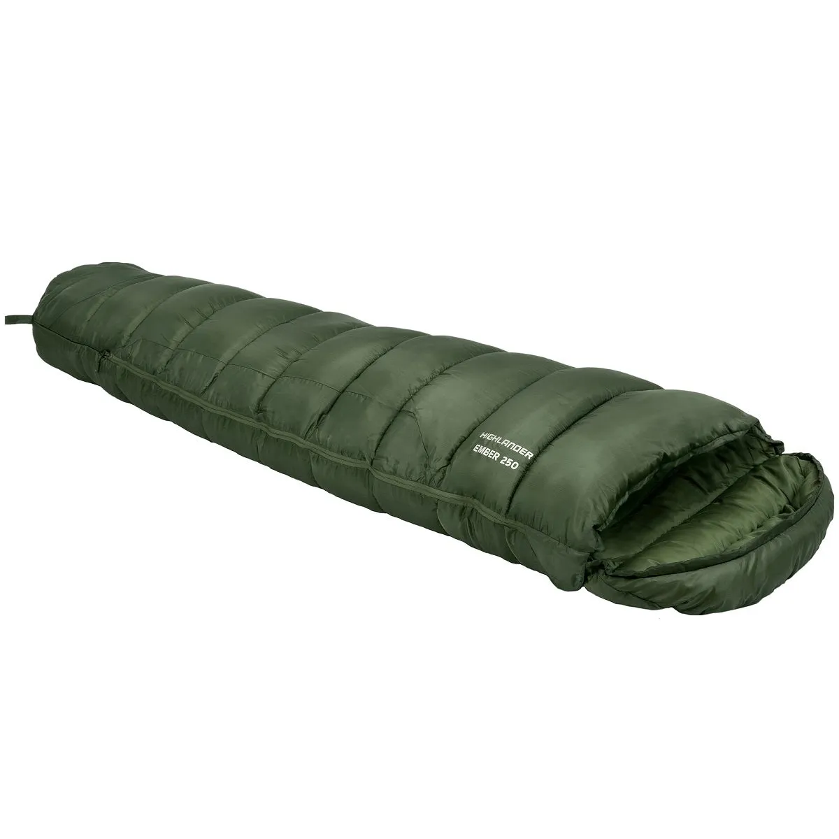 Highlander Phoenix Ember 250 Sleeping Bag Olive Green