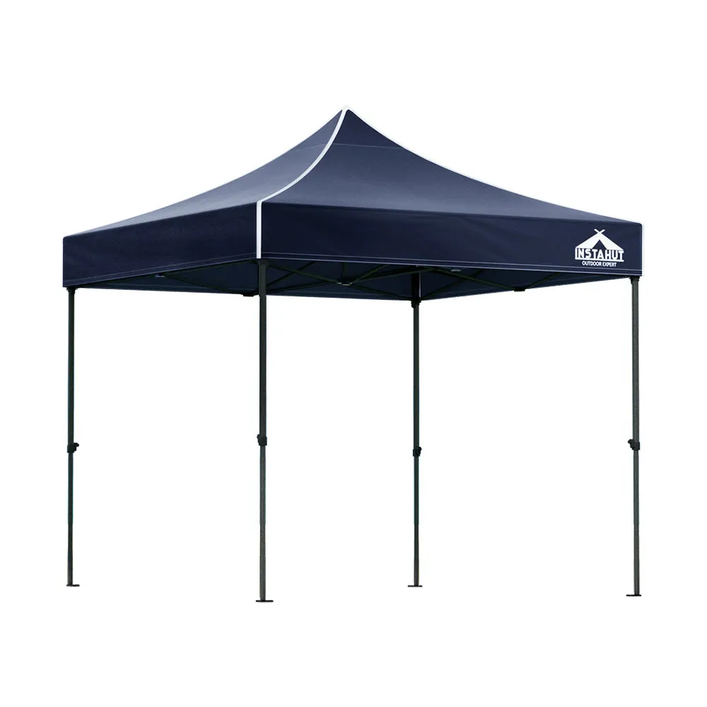 Instahut Gazebo Pop Up Marquee 3x3 Outdoor Wedding Base Pod Kit Navy