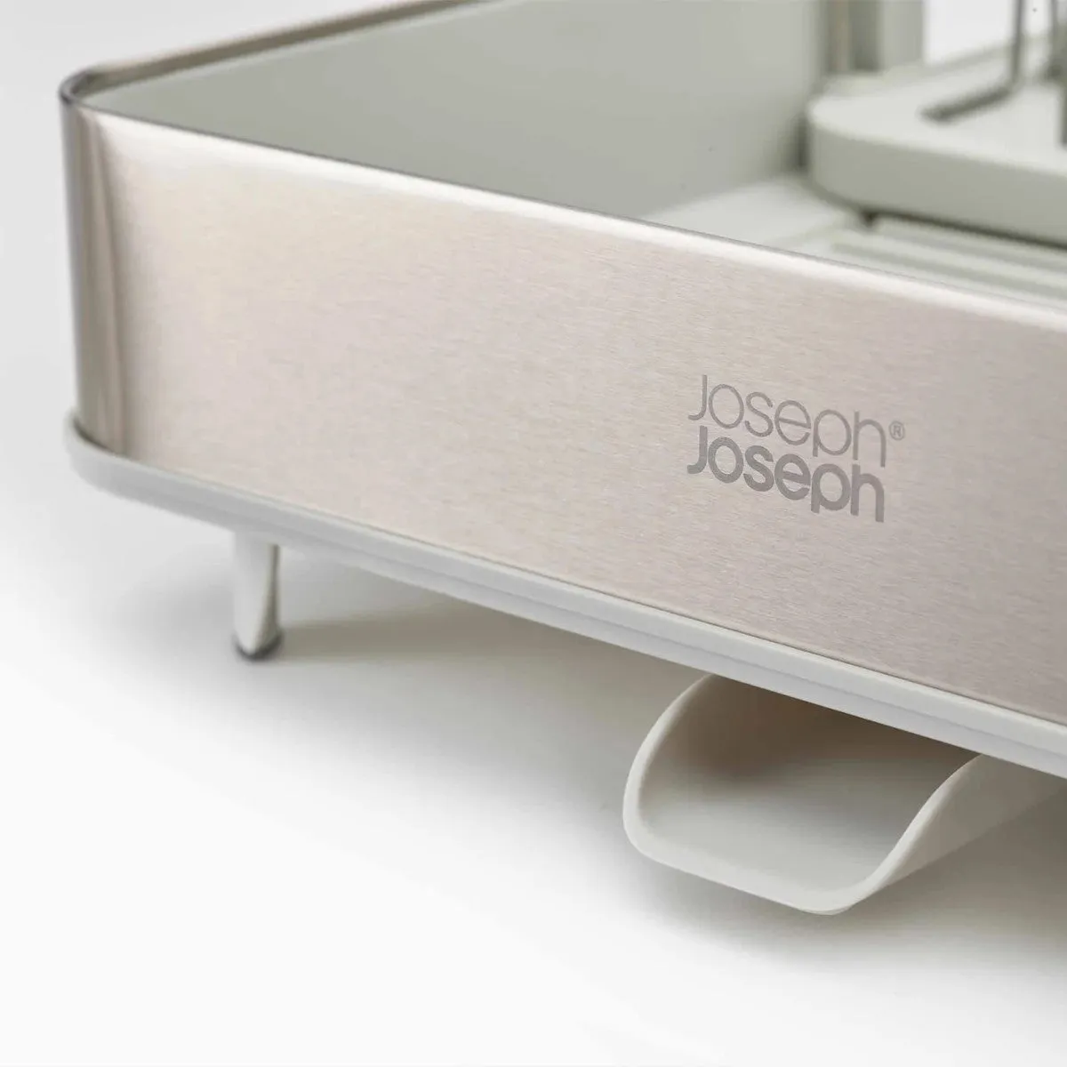 Joseph Joseph Extend Steel Dishrack Light Stone