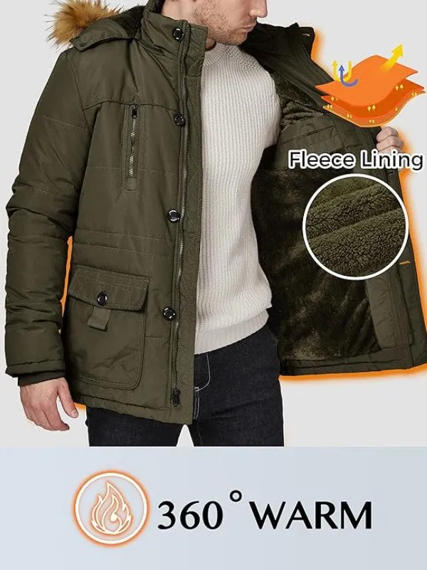 Men's Winter Coat Warm Parka Jacket