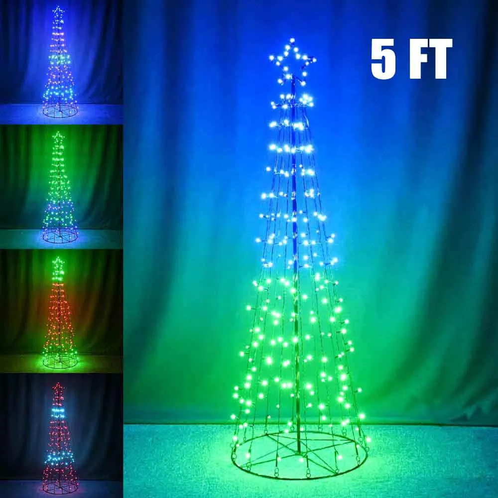 Multicolor Animated Light Show Christmas Tree APP Control