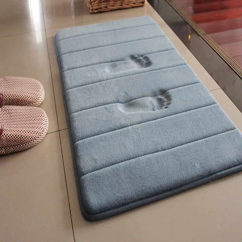 Non-slip Memory Foam Kitchen And Bathroom Mat