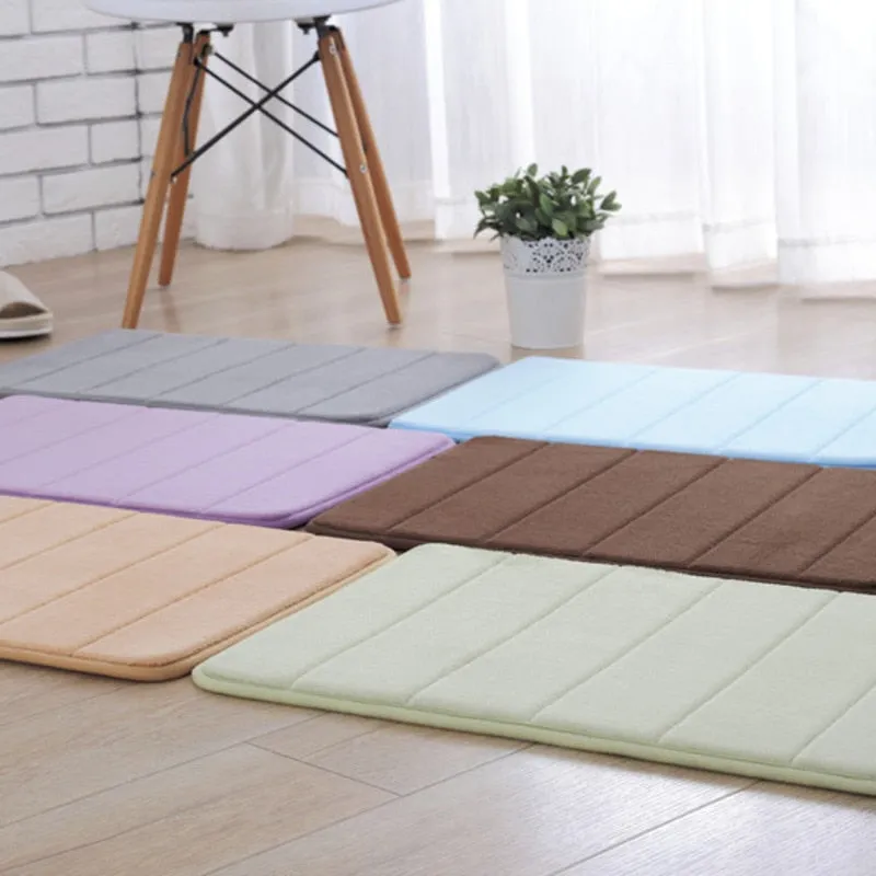 Non-slip Memory Foam Kitchen And Bathroom Mat