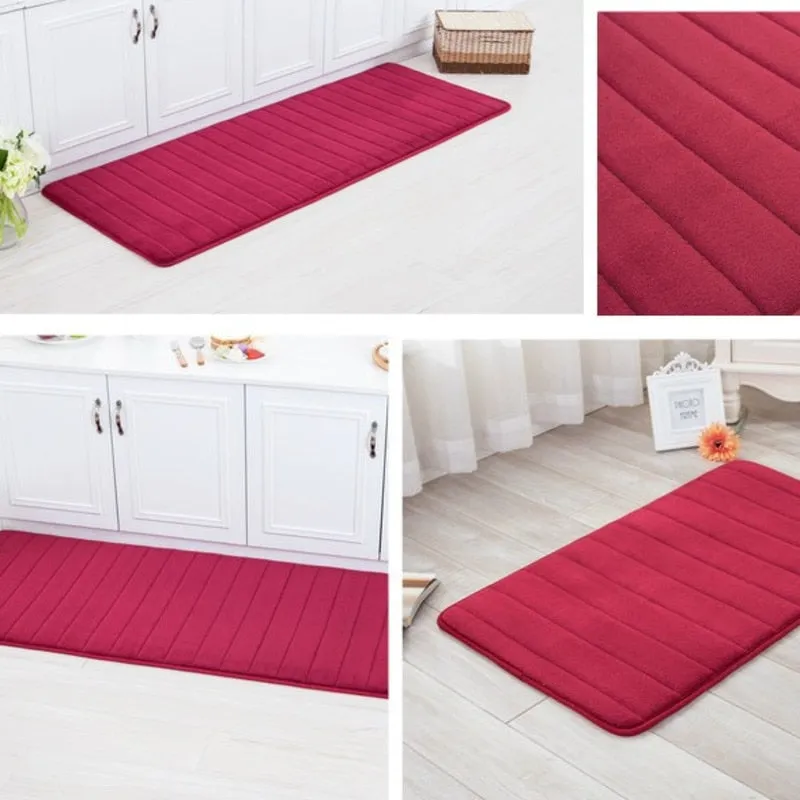 Non-slip Memory Foam Kitchen And Bathroom Mat