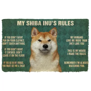 " Shiba Inu's Rules " mats by Style's Bug