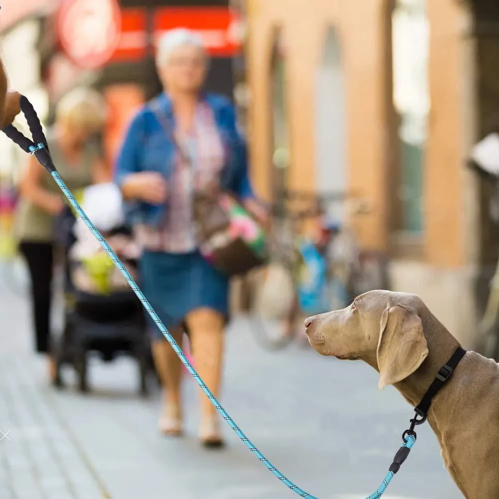 REFLECTING ROPE LEASH with Padded Handle