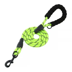 REFLECTING ROPE LEASH with Padded Handle