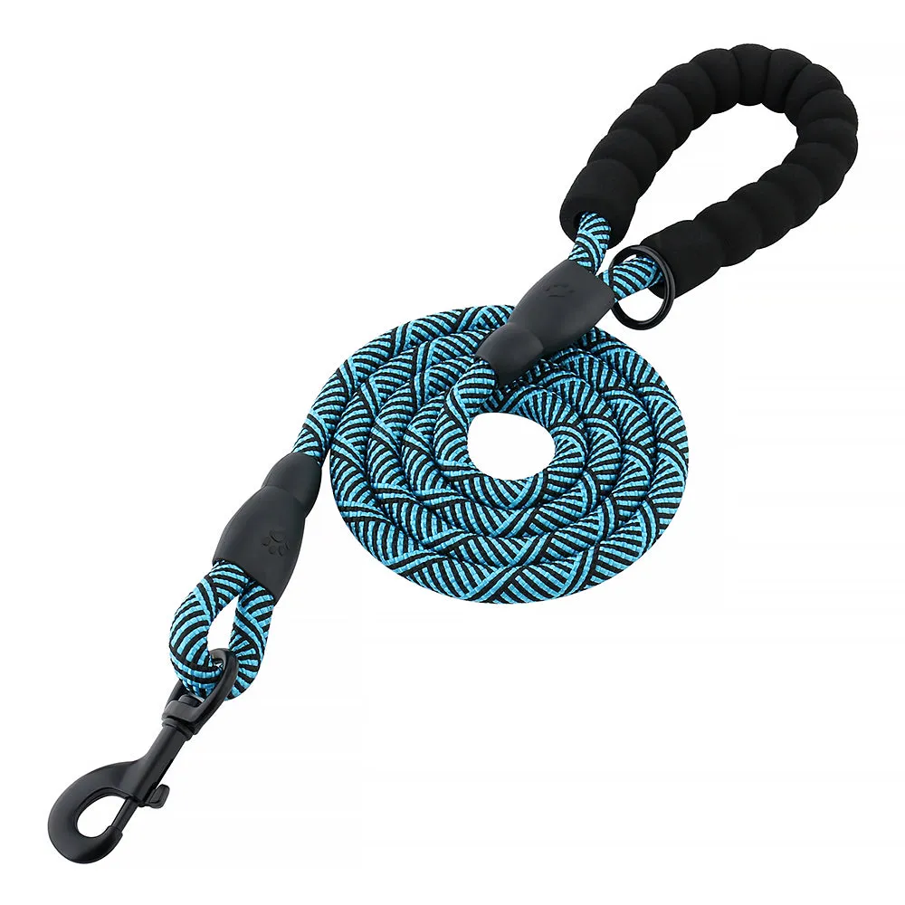 REFLECTING ROPE LEASH with Padded Handle