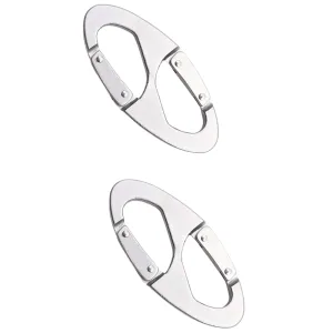 Snap Clip Hook Carabiner/Buckle Aluminum Alloy 8-Shape for Outdoor (1pcs)