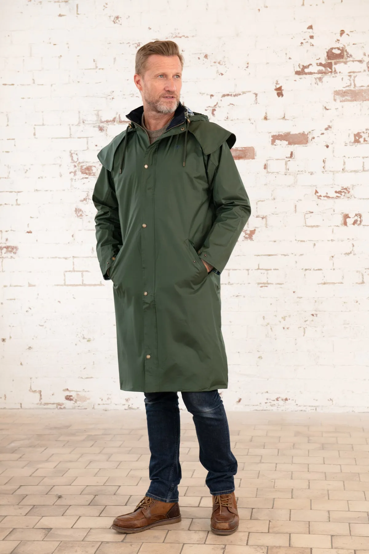 Stockman Mens Full Length Waterproof Rain Coat