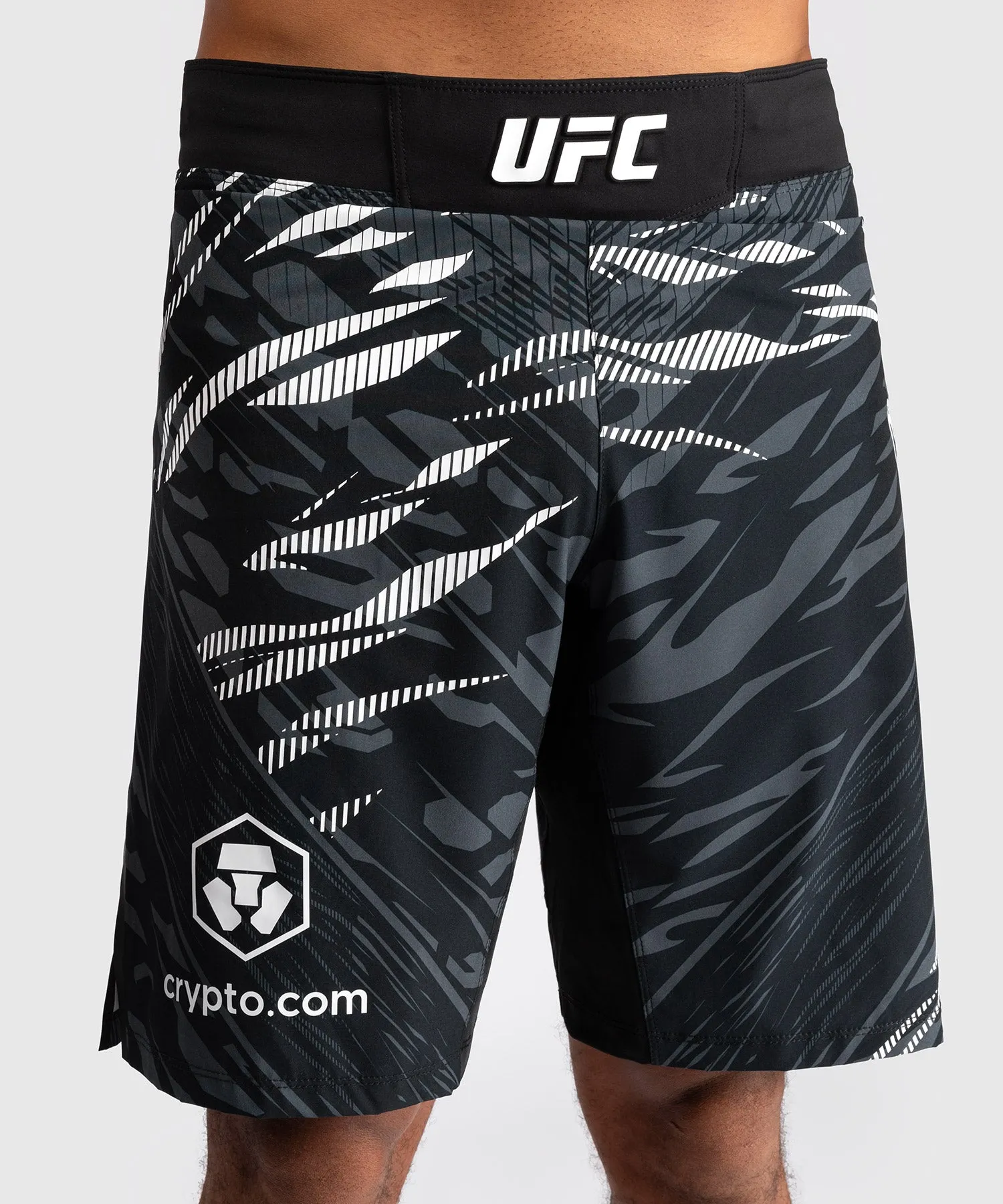 UFC Fusion by Venum Authentic Fight Night Men’s Fight Short - Long Fit - Black