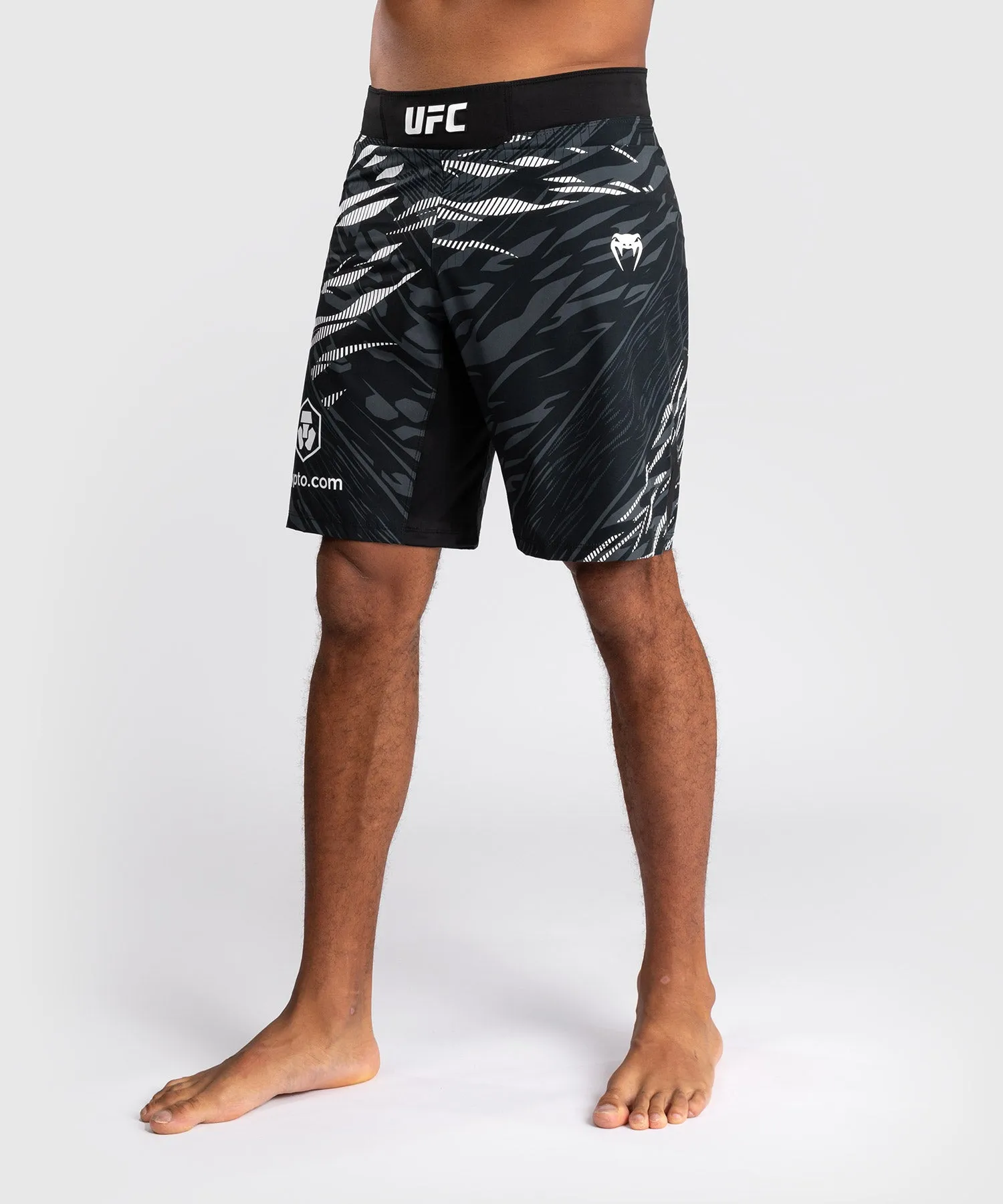 UFC Fusion by Venum Authentic Fight Night Men’s Fight Short - Long Fit - Black