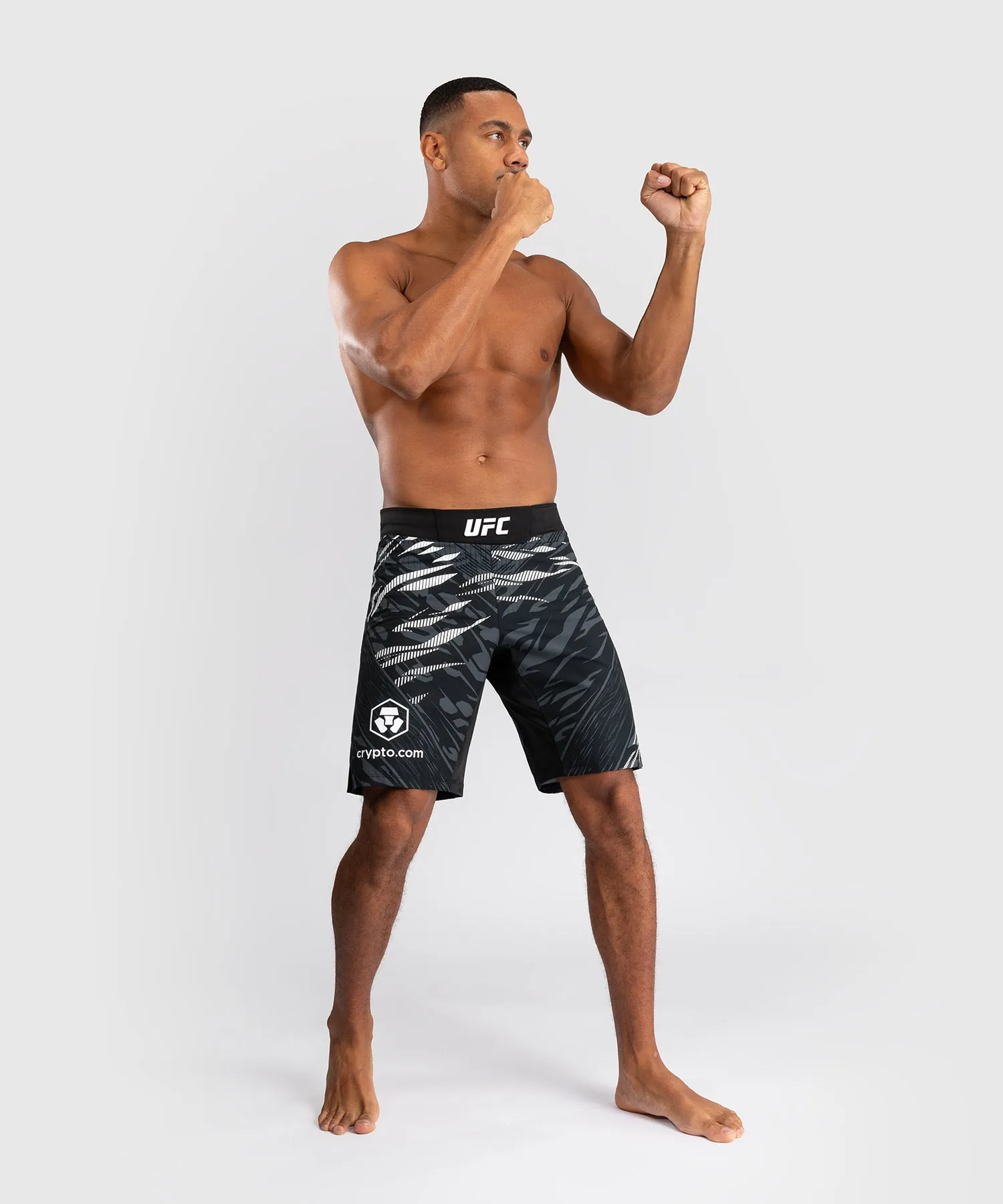 UFC Fusion by Venum Authentic Fight Night Men’s Fight Short - Long Fit - Black