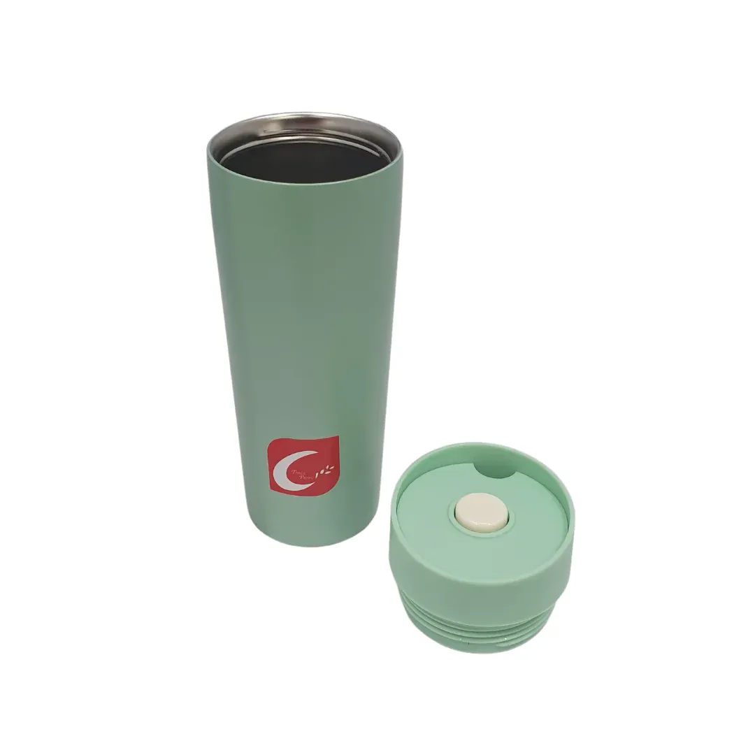 Vacuum Travel Flask 400ml Green SGN2434