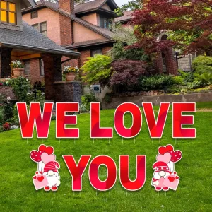 Valentines Day Yard Sign Letters